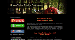 Desktop Screenshot of bronzetraining.com